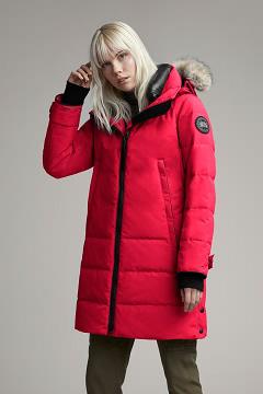 Chamarras Canada Goose Mujer México - Kenton Abrigos Black Label Rojos RK2568391